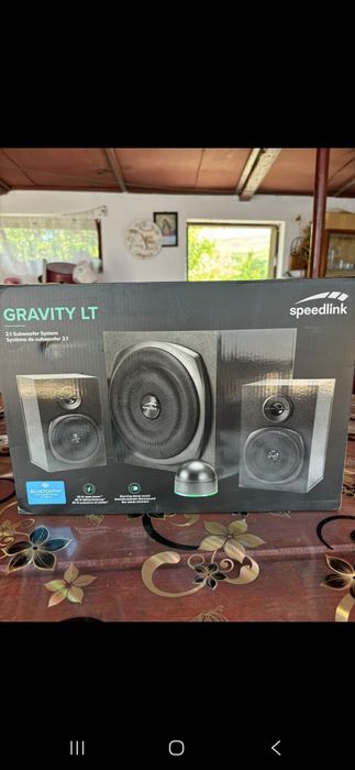 Sistem boxe 3 in 1 cu subwoofer, Grafity LT, nou,   Bluetooth,