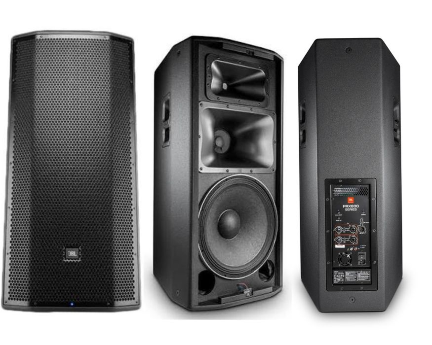 Трёхполосные активные колонки JBL PRX 835