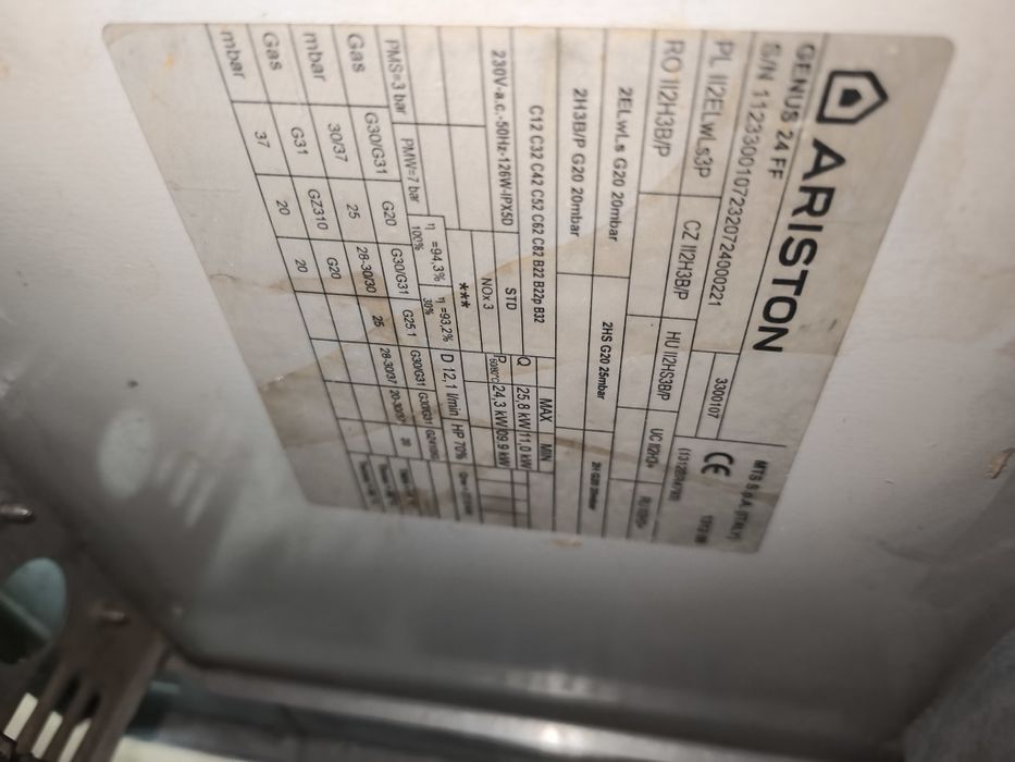 Centrala Genus 24 ff Ariston.