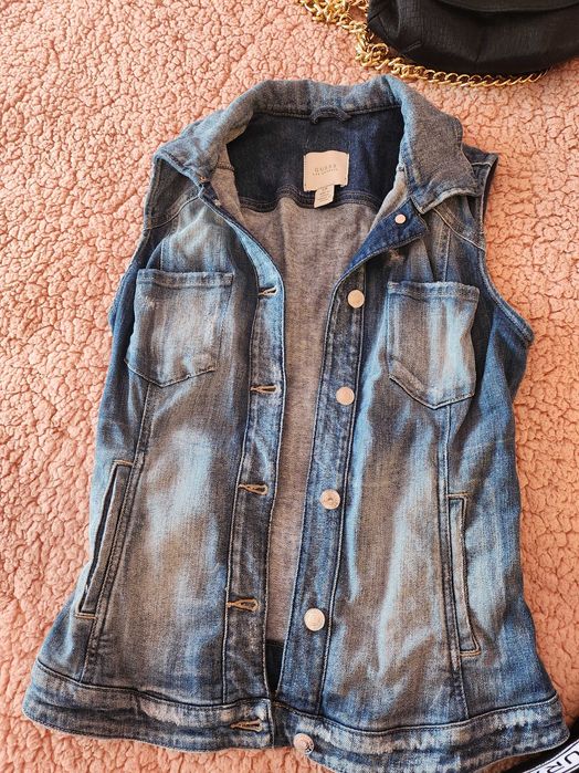 Дамско дънково елече GUESS