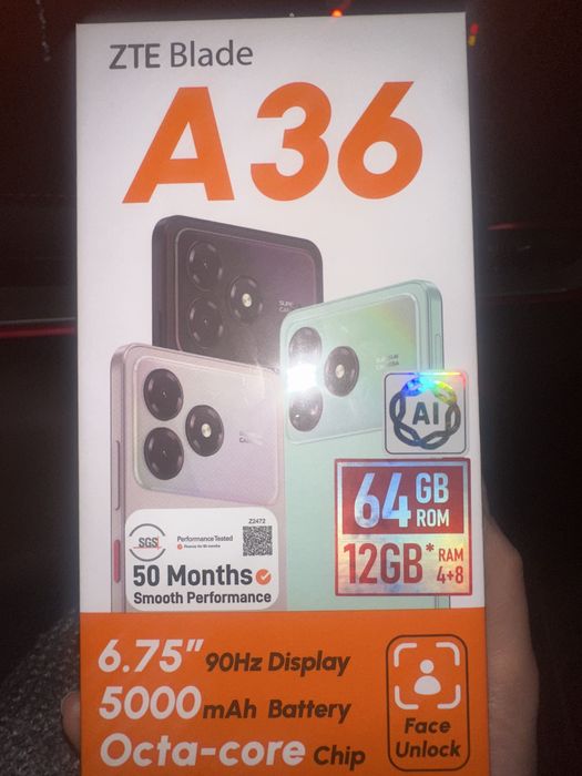 Новый Zte blade A36