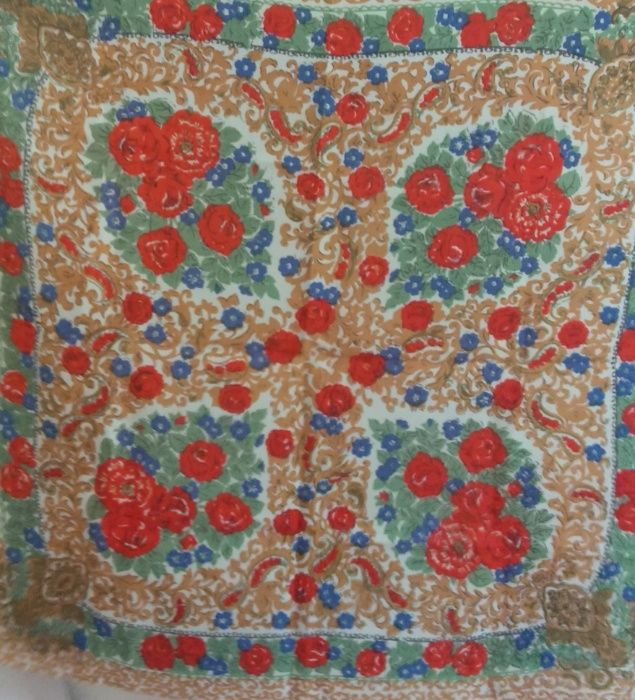 Платок советский новый шелк