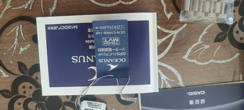 Casio Oceanus Ocw-G1000E-1Ajf лимитирана серия,GPS,SOLAR