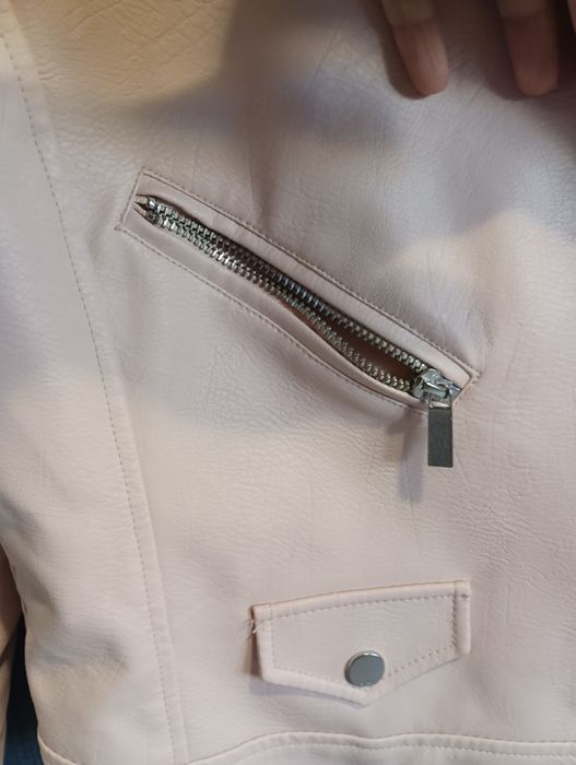 Кожено дамско яке размер S