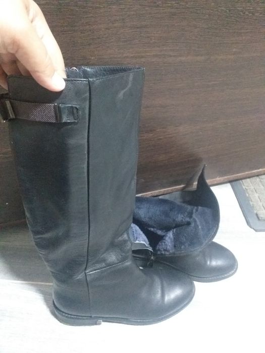 Обувь сапоги европейка оригинал кожа турецкий