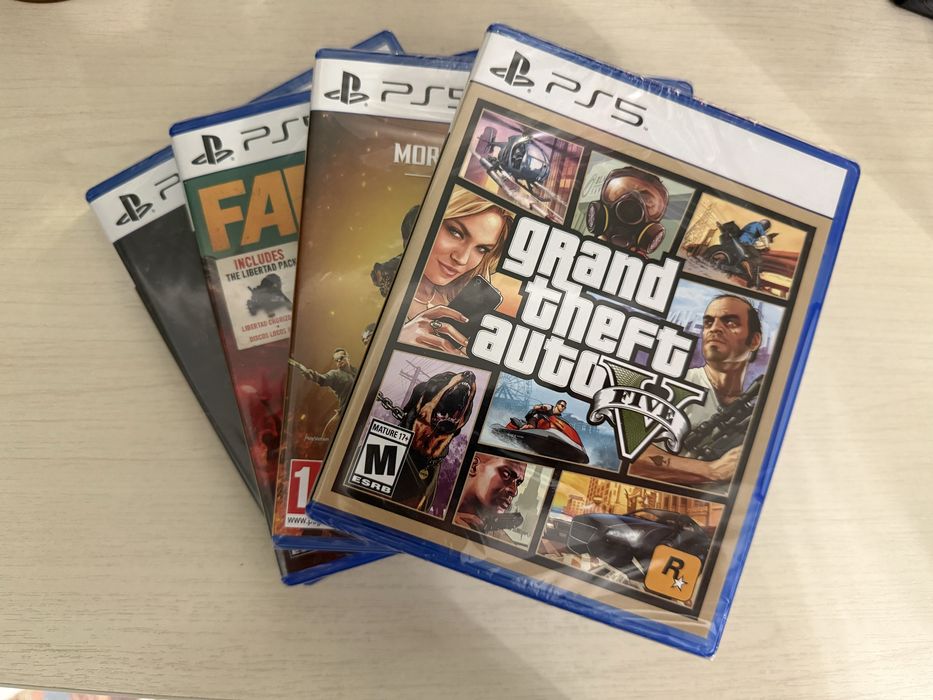 Игры для ps5(MK11, Farcry6, Back4blood, GTA5)