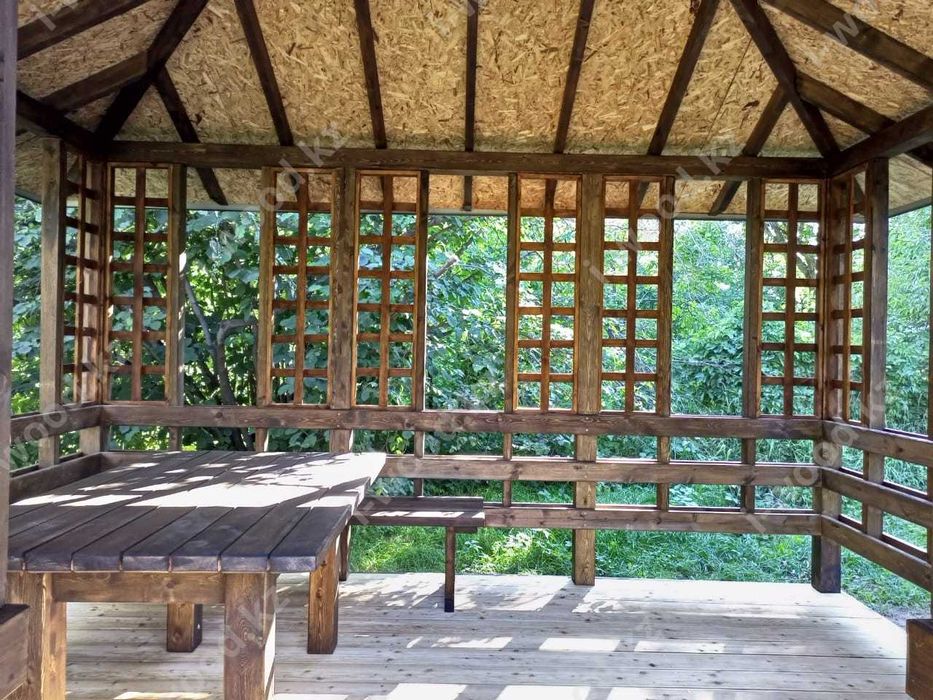 Деревянные беседки на заказ