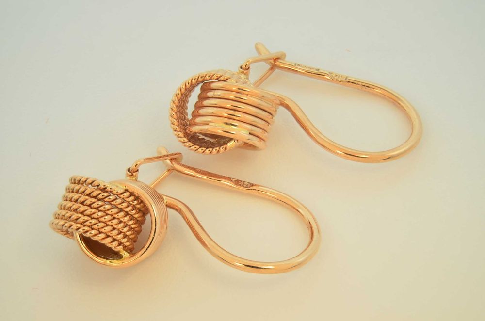 Серьги СССР 583 пробы.