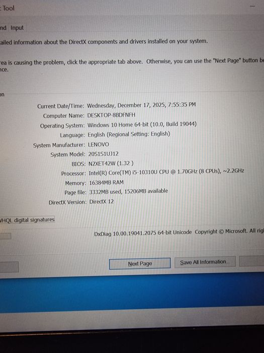 Laptop Lenovo Thinkpad T14