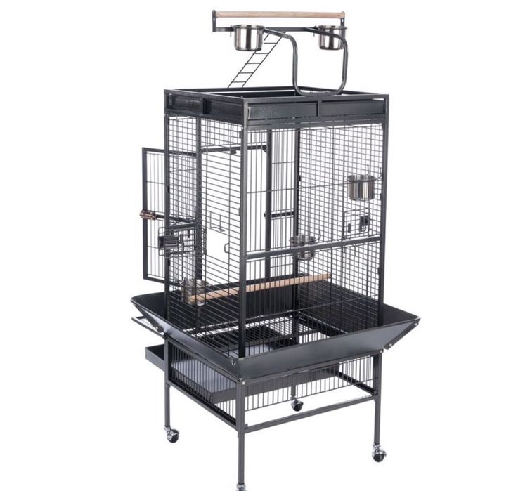 Голяма клетка за малки и големи папагали, птици