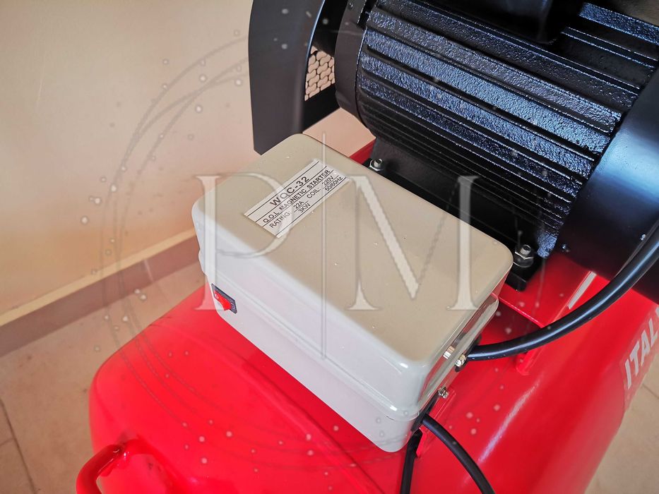 Монофазен компресор за въздух 200 литра с усилен дебит и гаранция