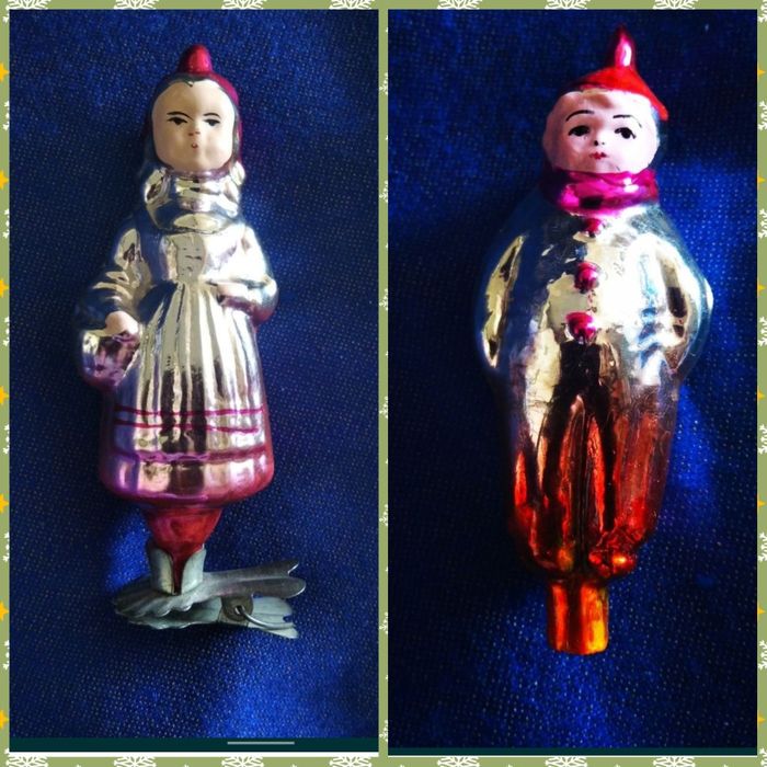 Елочные игрушки, стекло СССР