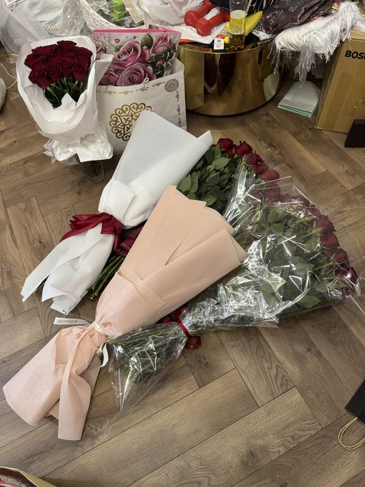 букет свежих цветов