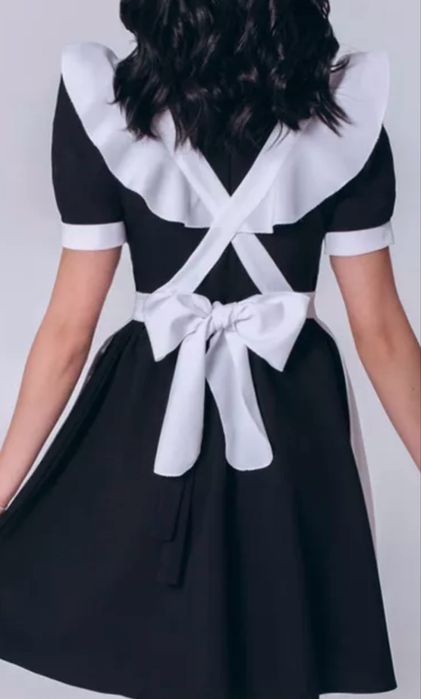 школьная форма с фартуком