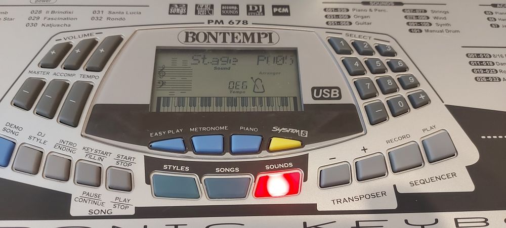 Sintetizator Bontempi PM678