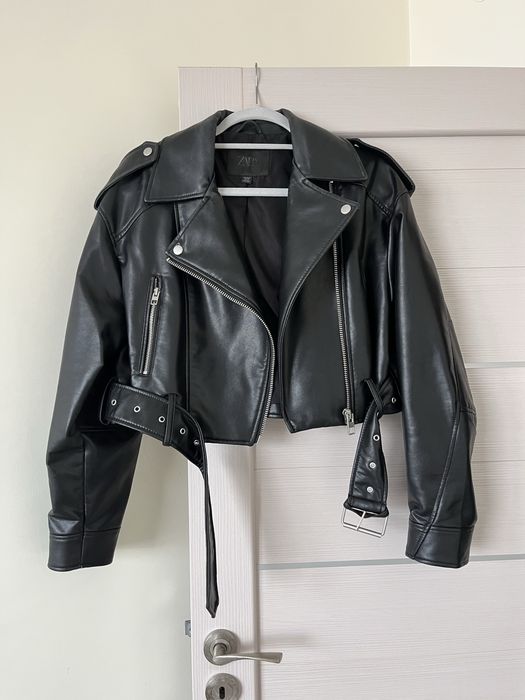 Кожено яке Зара