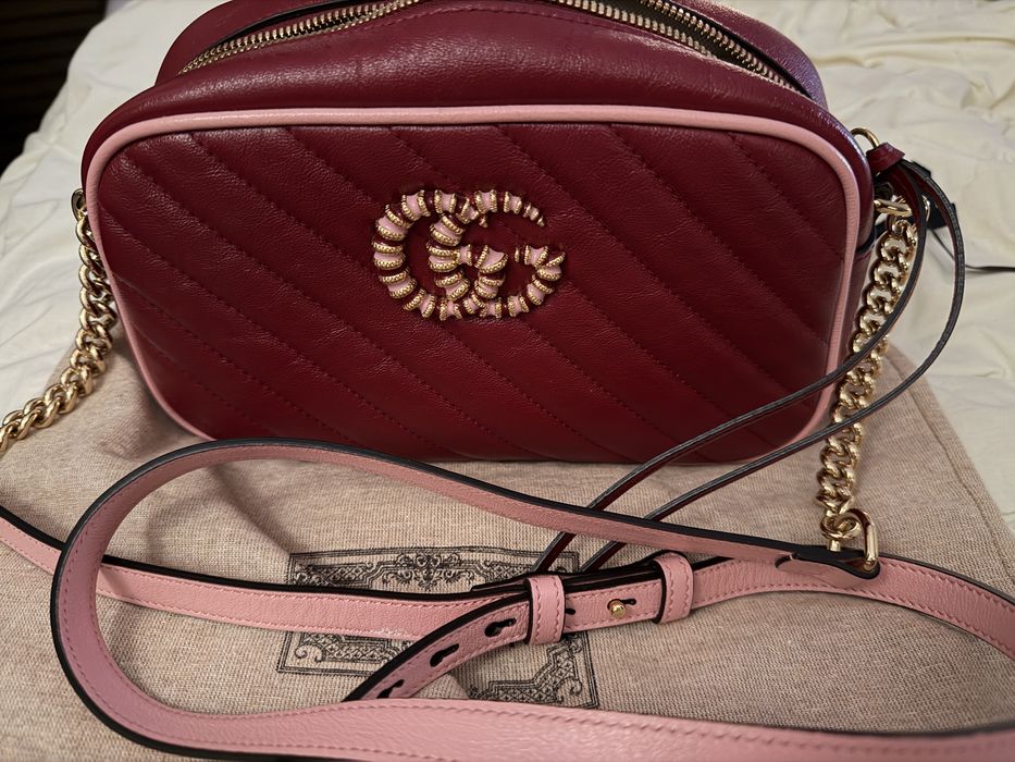 Gucci GG Marmont Matelassé Camera Bag.