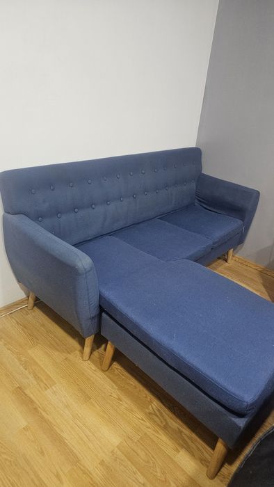 Coltar living albastru