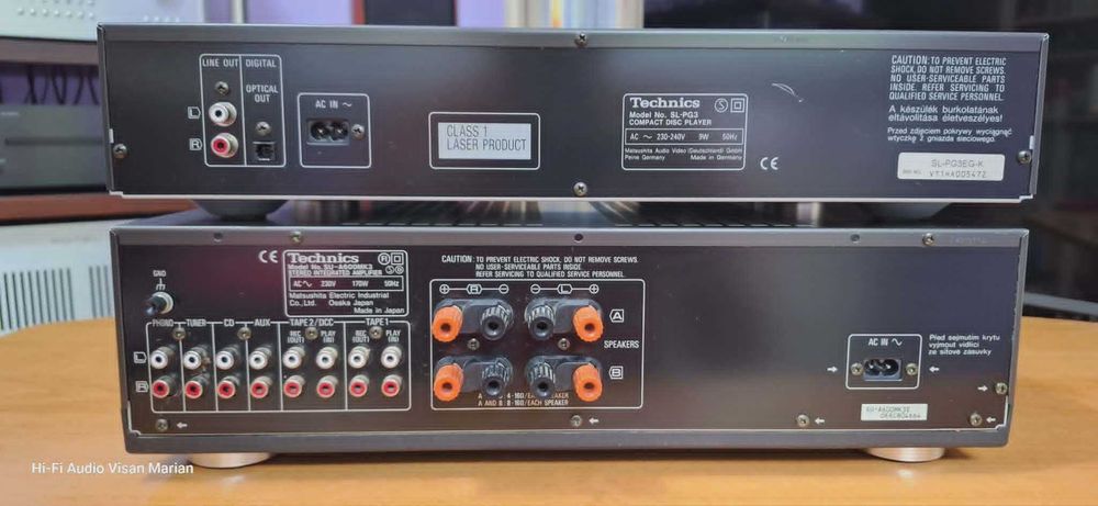 Amplificator Technics A-600 MK3 + CD Technics SL-PG3 Cu Telecomanda