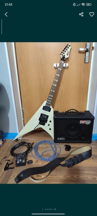 Электрогитара Cort VX 2V с комбоусилителем Yojo DC-30 и т д