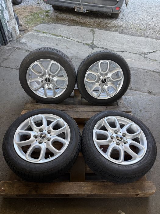 Jante Mini Cooper F54 F55 F56. F57 cu anv iarna noi Pirelli 195/55 16
