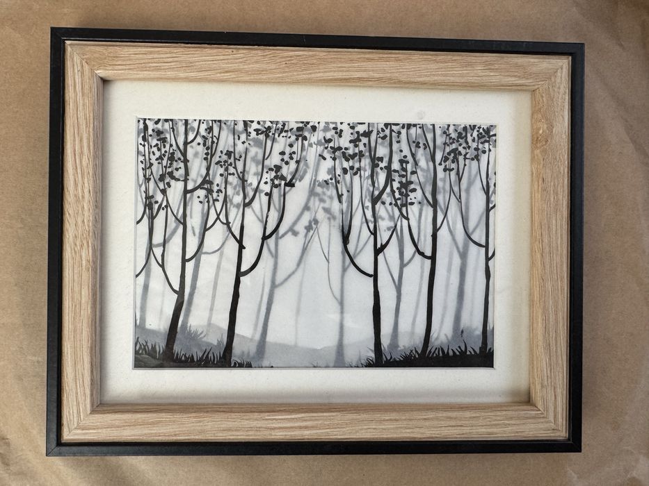 Tablouri grafice cu tematica forestiera