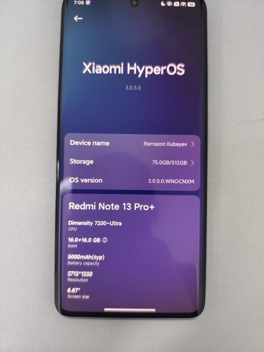 Redmi note 13 pro plus