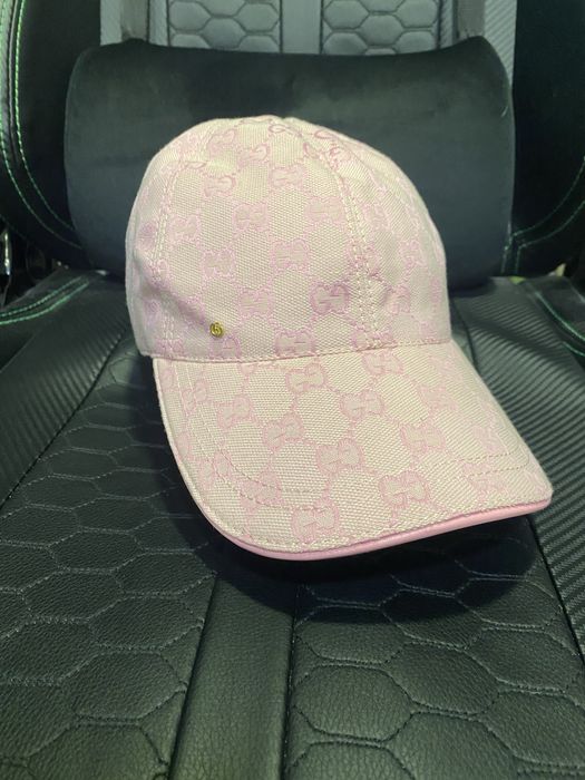 Gucci  canvas baseball pink hat