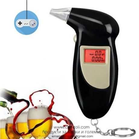 Дрегер за алкохол с дигитален LCD дисплейТестер за шофьори!