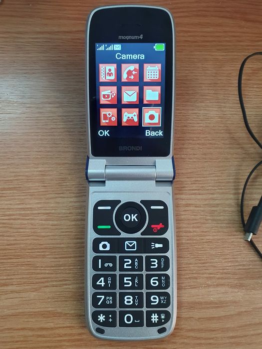 Brondi clapeta LCD mare taste mari butoane seniori necodat
