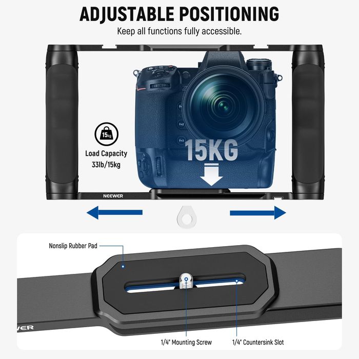 Кейдж. Камера. Видео. Риг. Дръжка. Sony. Canon. Nikon. Fuji. Dji. Rig