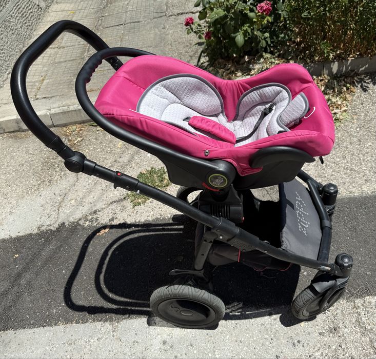 Бебешка количка с кош за новородено, летен кош и кошница за кола Zippy