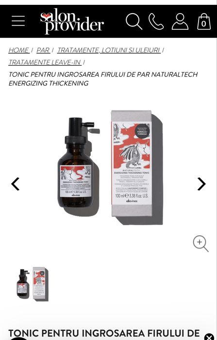 Tonic pentru ingrosarea firului de par