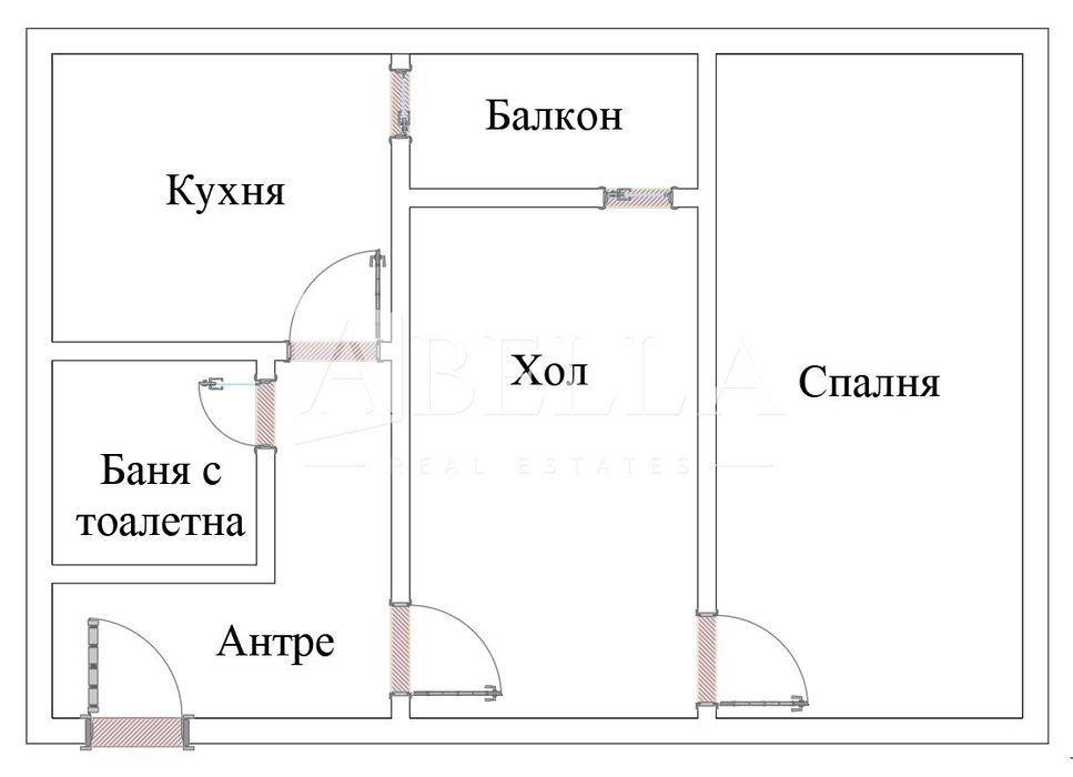 2-стаен в София-Младост 1 площ 61