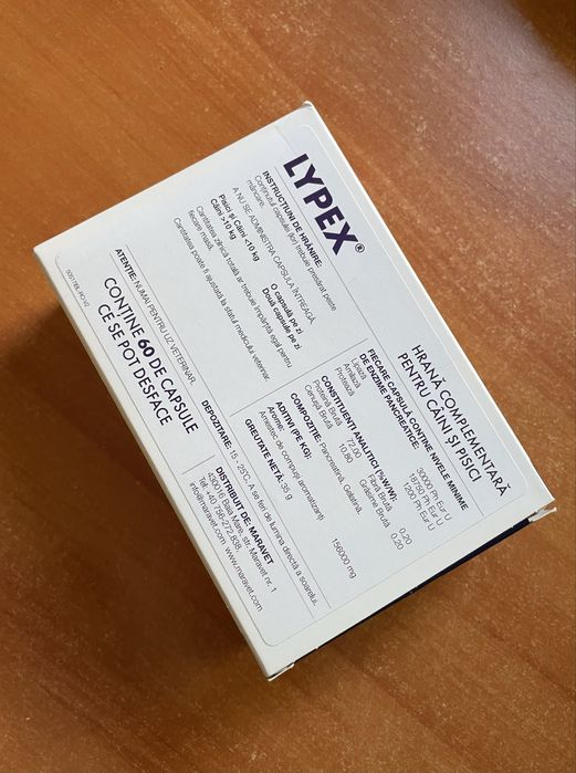 Enzime digestive Lypex, 60 capsule