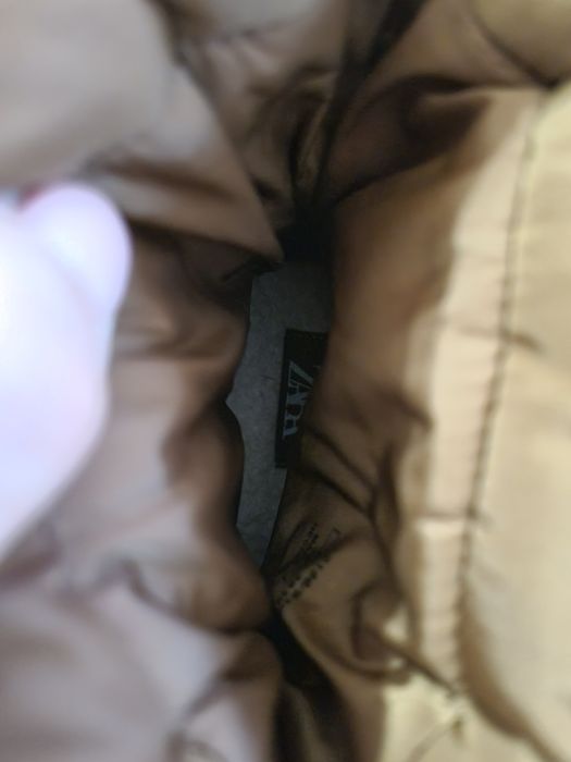 Боти ZARA в цвят камел