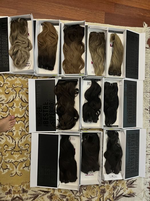 Extensii de păr clip-on si coada