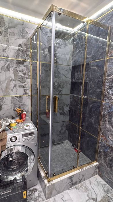 Душевые кабины 10 мм 6мм каленое стекло стеклянные перегородки