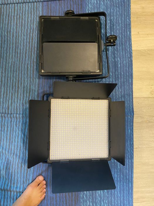 2 bucăți Godox LED 1000C +p90l+p120l+ stativ