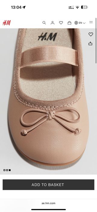 Балетки для девочек h&m