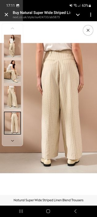 Женский Брюк лёнь