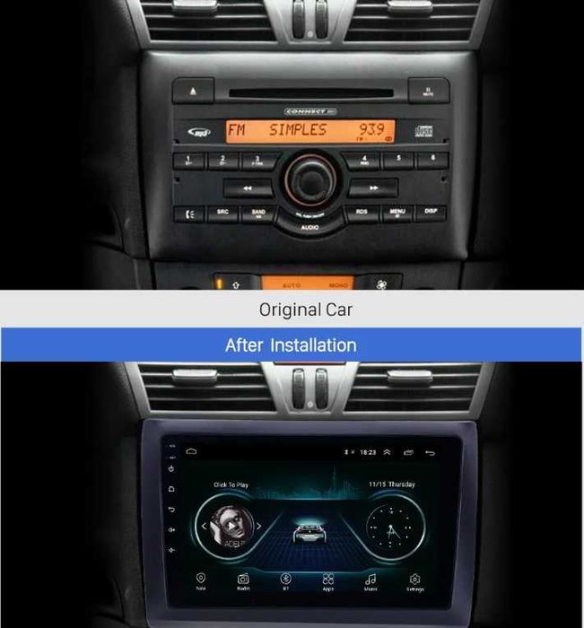 FIAT STILO 2002-2010 - 9" андроид навигация, 9525