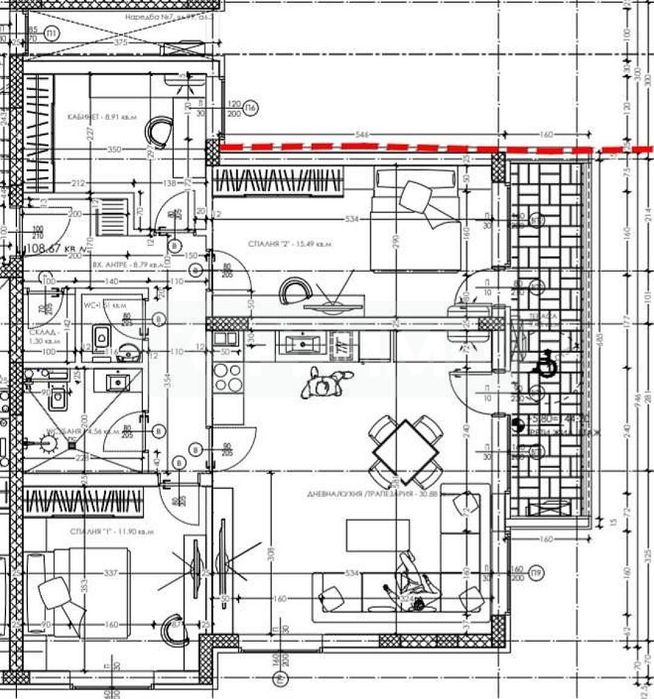 Продава се Четиристаен апартамент в Варна, Изгрев - 129 кв.м за 1446 €/кв.м - Снимка #3