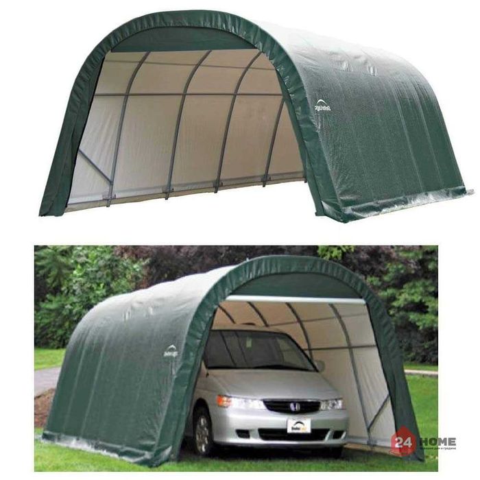 Гараж за автомобил ShelterLogic 3×6.1х2.4 м, овален