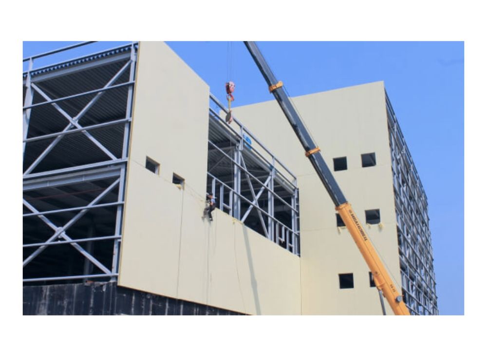 Сэндвич панели  монтаж МК