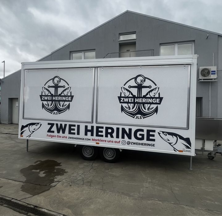 Rulote Comerciale Premium la Comanda, Personalizate, Fast Food Truck