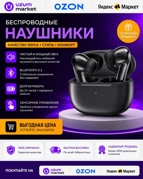 Карточка для товаров на маркеталейсах uzum yandex wb