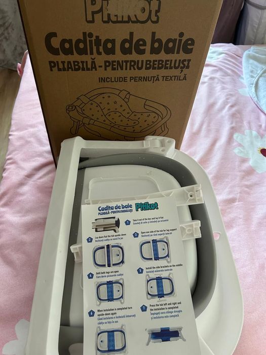 Cădiță pliabilă bebelusi