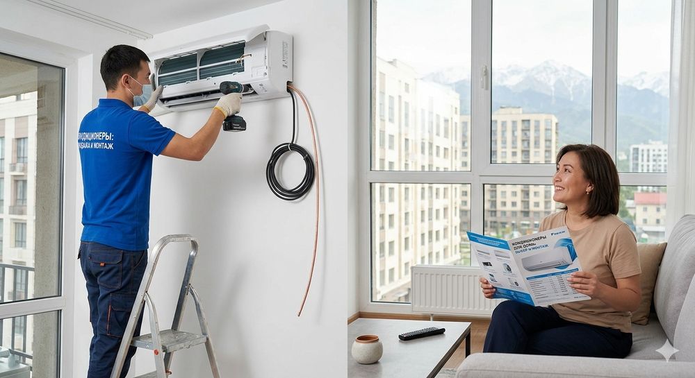 Установка кондиционера
