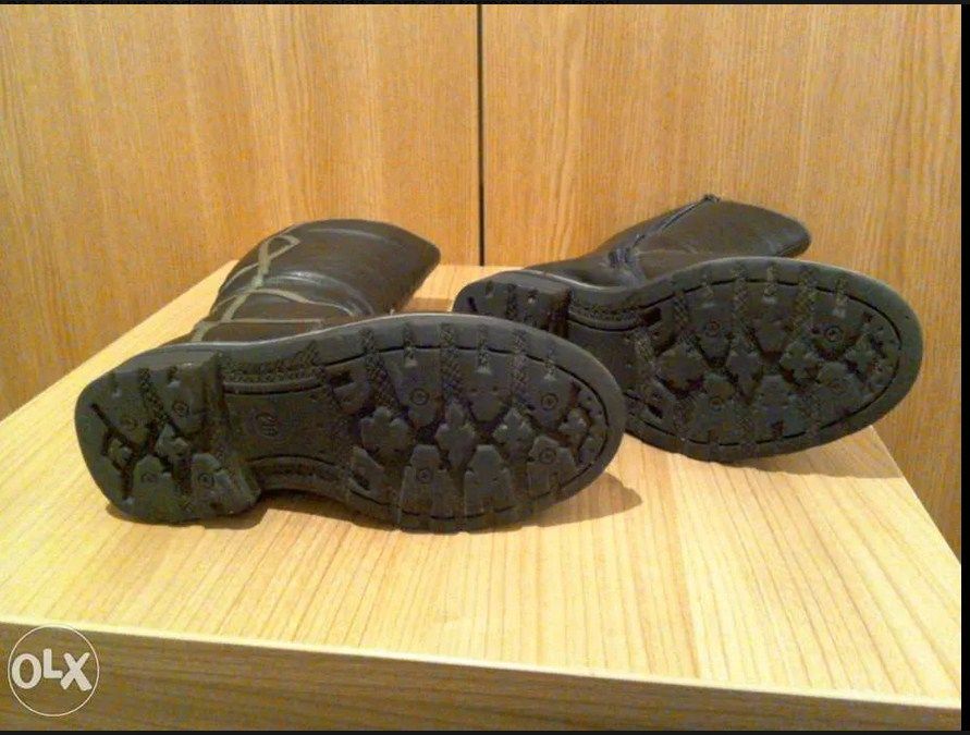 Cizme lungi, negre, îmblănite, de piele ecologică pentru fetiţe - 29